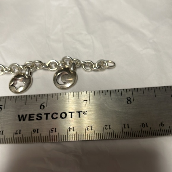 Tiffany & Co. stencil charm bracelet….. 7.5 in long includes box,pouch & ribbon - Picture 3 of 8